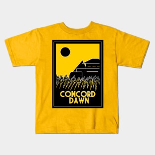 Concord Dawn Art Deco Kids T-Shirt